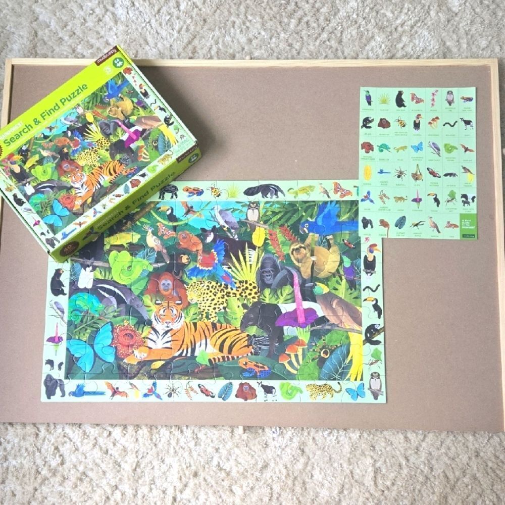 MUDPUPPY RAINFOREST SEARCH AND FIND 64-PUECE PUZZLE